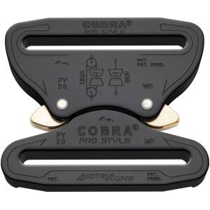 Hebilla COBRA® Austrialpin Pro Style 50 mm ajuste interior   Negro, Normal