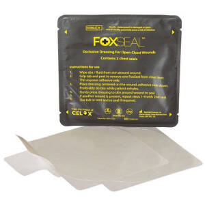 FOXSEAL | Apósito oclusivo para heridas abiertas de tórax (PACK DE 2)